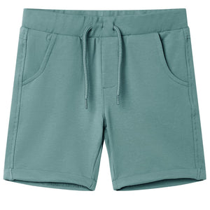 Vidaxl kindershorts met trekkoord 104 oudpetrol