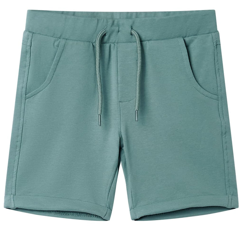 Load image into Gallery viewer, Vidaxl kindershorts met trekkoord 116 oudpetrol
