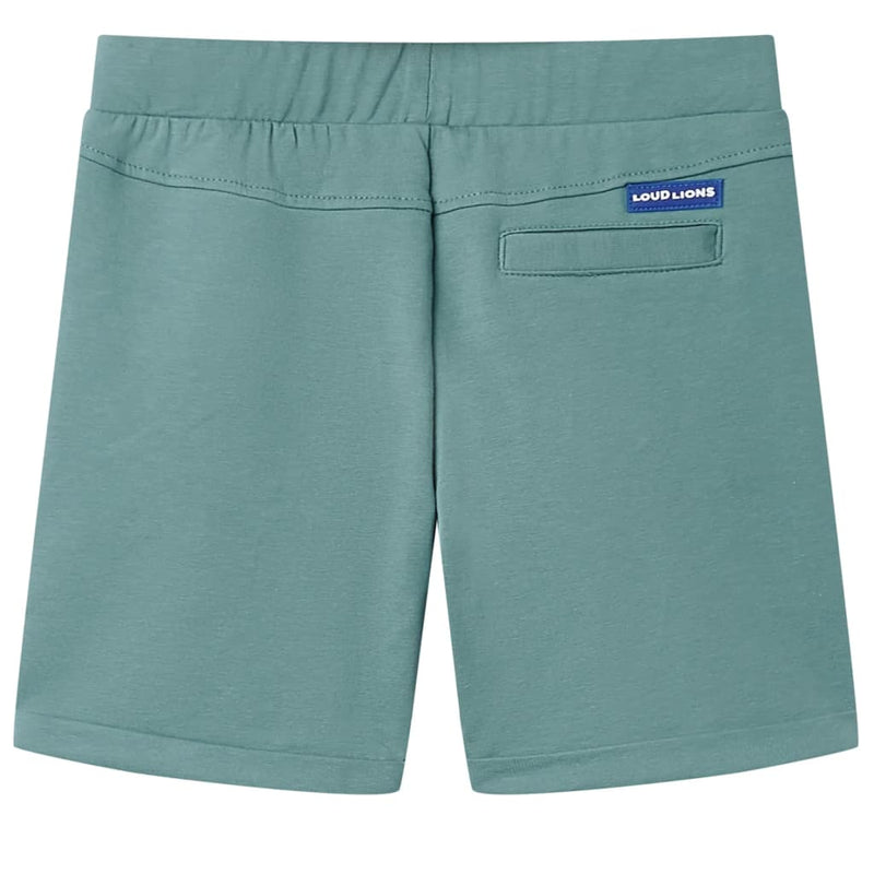 Load image into Gallery viewer, Vidaxl kindershorts met trekkoord 116 oudpetrol
