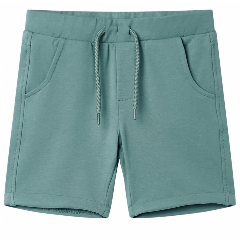 Load image into Gallery viewer, Vidaxl kindershorts met trekkoord 128 oudpetrol
