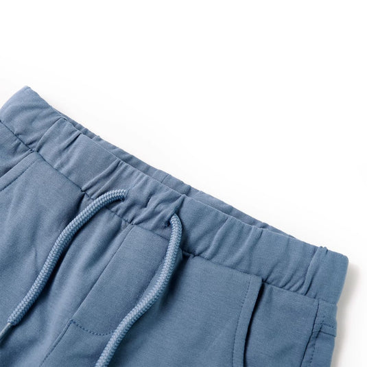 Vidaxl kindershorts met trekkoord 116 donkerblauw