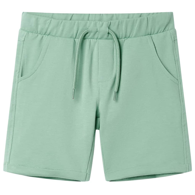 Load image into Gallery viewer, Vidaxl kindershorts met trekkoord 116 lichtkaki
