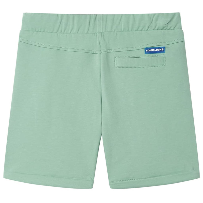 Load image into Gallery viewer, Vidaxl kindershorts met trekkoord 116 lichtkaki
