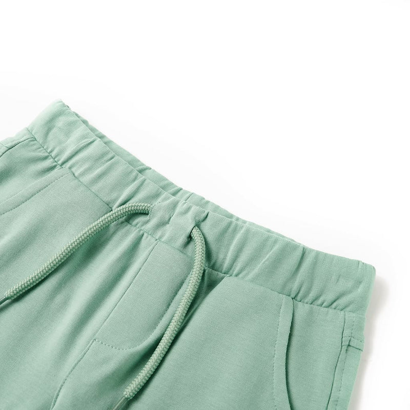 Load image into Gallery viewer, Vidaxl kindershorts met trekkoord 140 lichtkaki
