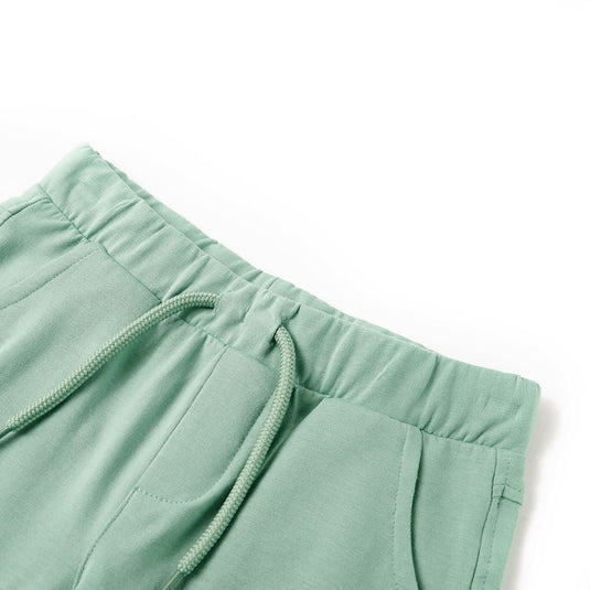 Vidaxl kindershorts met trekkoord 140 lichtkaki