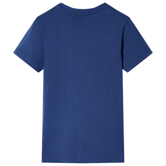 Vidaxl kindershirt 104 donkerblauw