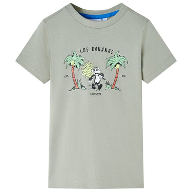 Vidaxl kindershirt 140 lichtkakikleurig