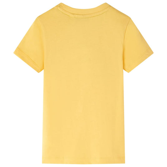 Vidaxl kindershirt 104 lichtokerkleurig