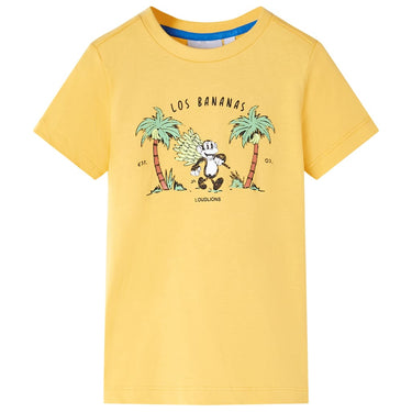 Vidaxl kindershirt 116 lichtokerkleurig