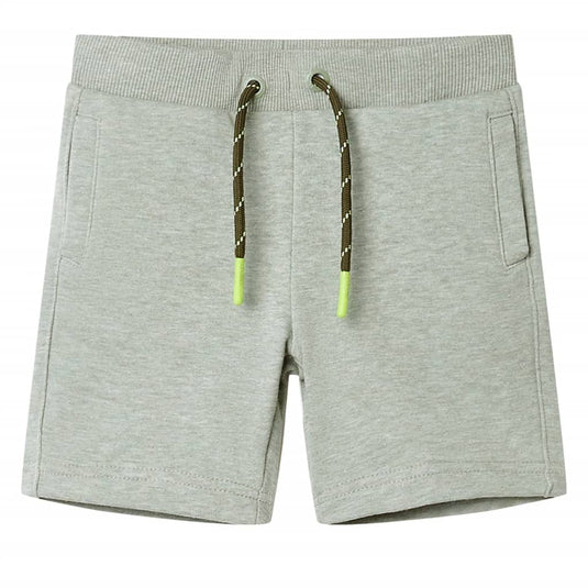 Vidaxl kindershorts met trekkoord 128 gemêleerd lichtkakikleurig