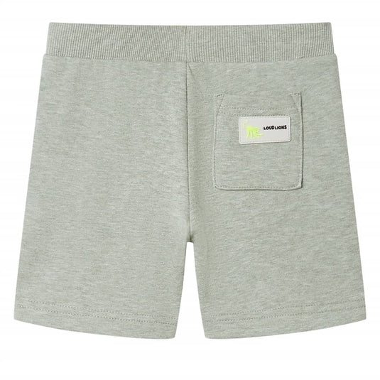 Vidaxl kindershorts met trekkoord 128 gemêleerd lichtkakikleurig