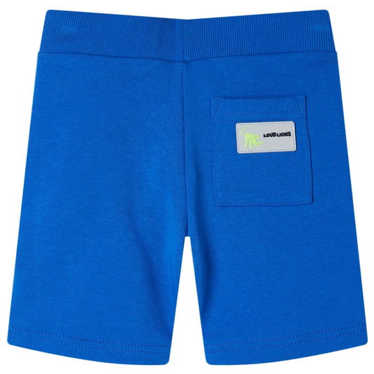 VidaXL Kindershort met trekkoord 92 blauw