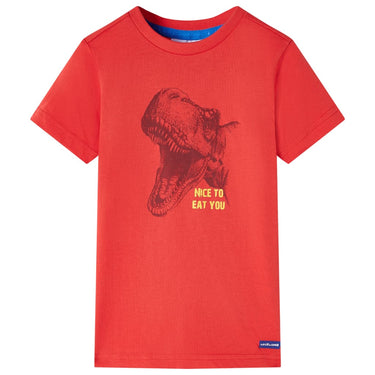 Vidaxl kindershirt 104 rood