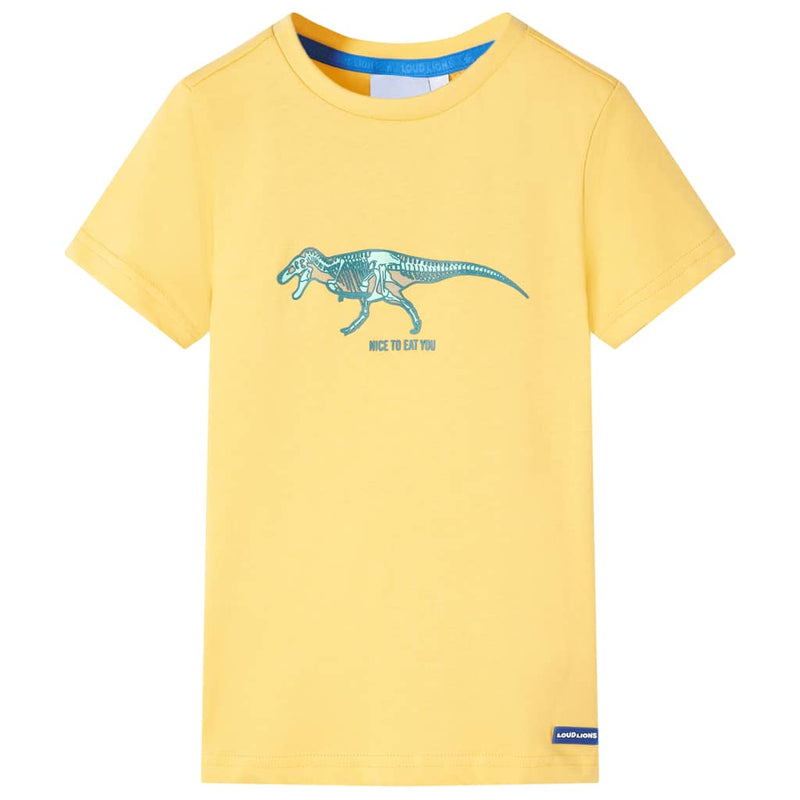Load image into Gallery viewer, VidaXL Kindershirt 116 lichtokerkleurig
