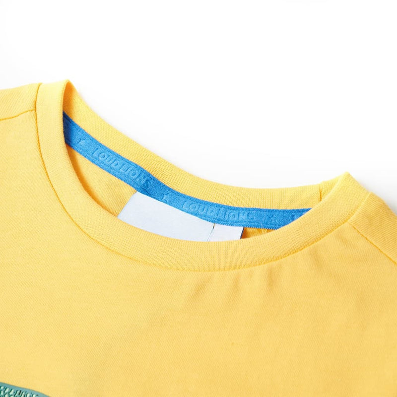 Load image into Gallery viewer, VidaXL Kindershirt 116 lichtokerkleurig
