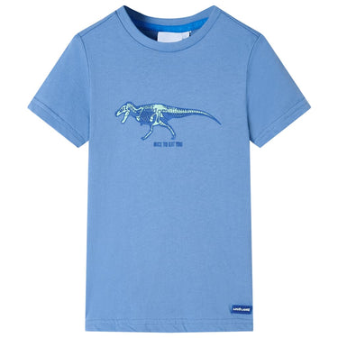 Vidaxl kindershirt 104 middelblauw