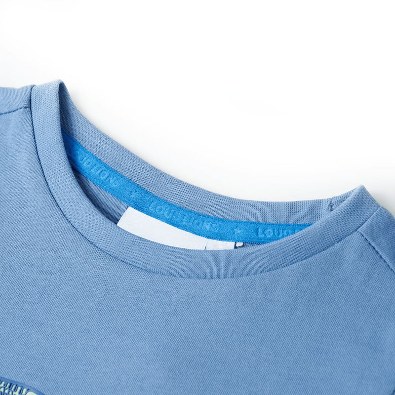 Load image into Gallery viewer, Vidaxl kindershirt 116 middelblauw
