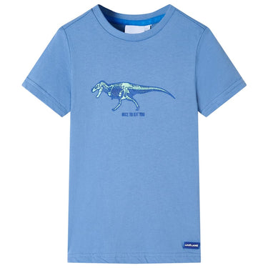 Vidaxl kindershirt 128 middelblauw