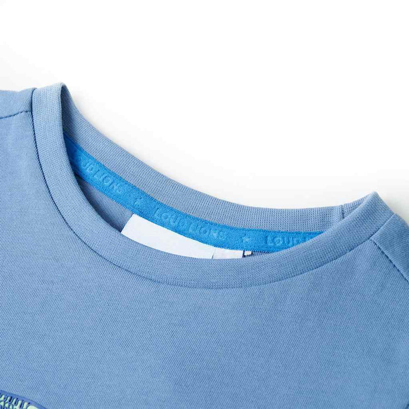 Load image into Gallery viewer, VidaXL Kindershirt 140 middelblauw
