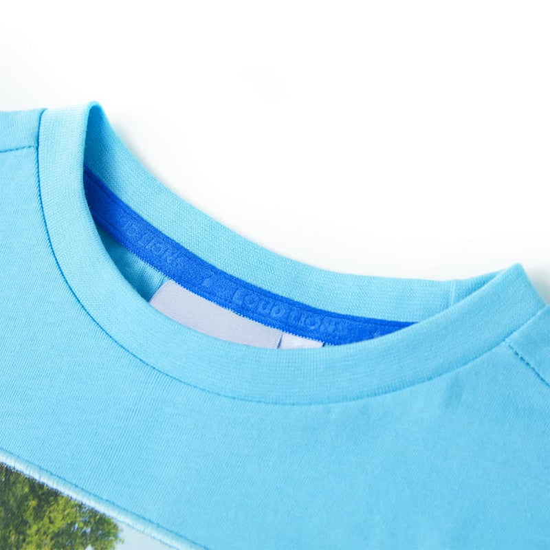 Load image into Gallery viewer, VidaXL Kindershirt 140 zeeblauw
