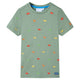 Vidaxl kindershirt met korte mouwen 128 kakikleurig