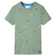 Vidaxl kindershirt met korte mouwen 140 kakikleurig