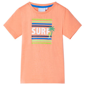 VidaXL Kindershirt 104 neonoranje