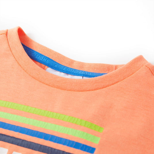 Vidaxl kindershirt 140 neonoranje