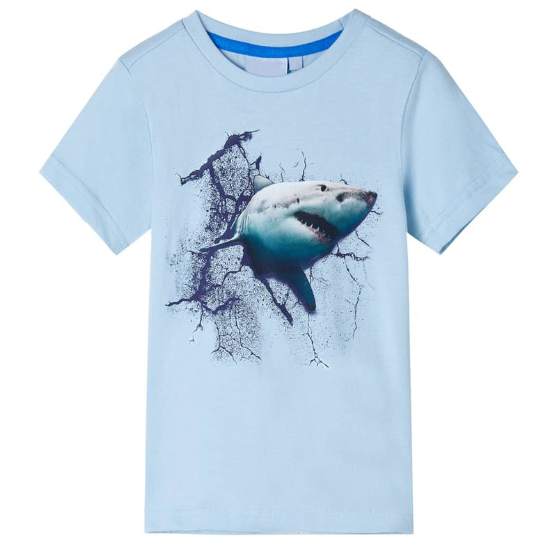 Load image into Gallery viewer, VidaXL Kindershirt 140 lichtblauw

