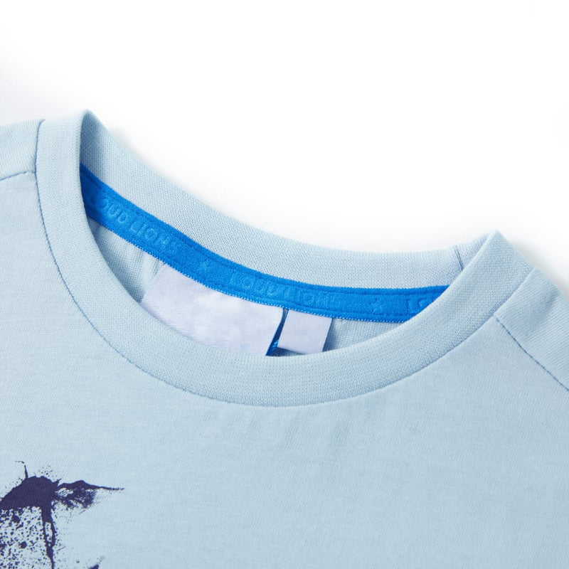 Load image into Gallery viewer, VidaXL Kindershirt 140 lichtblauw
