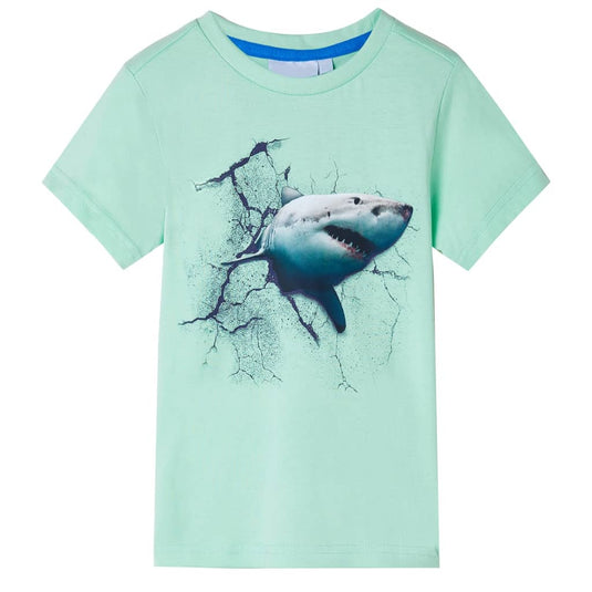 VidaXL Kindershirt 104 lichtgroen