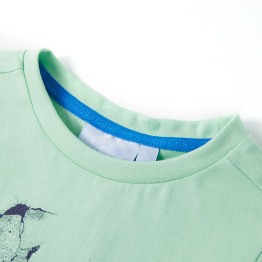 VidaXL Kindershirt 104 lichtgroen