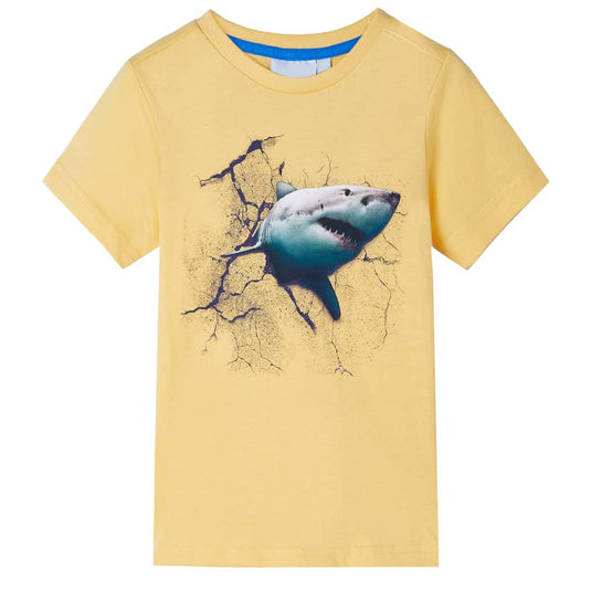 VidaXL Kindershirt 104 geel