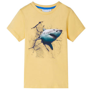 VidaXL Kindershirt 116 geel