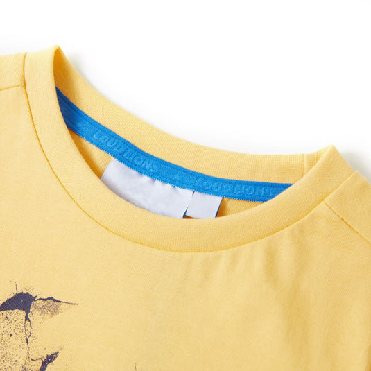 VidaXL Kindershirt 128 geel