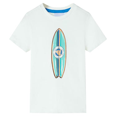 Vidaxl kindershirt met korte mouwen 116 ecru