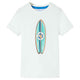 Vidaxl kindershirt met korte mouwen 128 ecru