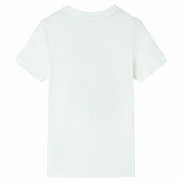 Vidaxl kindershirt met korte mouwen 140 ecru
