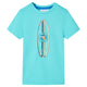 Vidaxl kindershirt met korte mouwen 116 zeeblauw