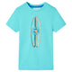 Vidaxl kindershirt met korte mouwen 140 zeeblauw