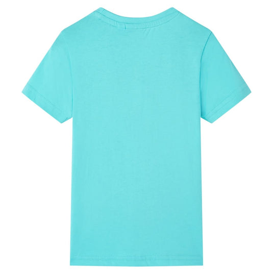 Vidaxl kindershirt met korte mouwen 140 zeeblauw