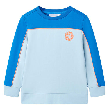 Vidaxl kindertrui 104 felblauw en lichtblauw