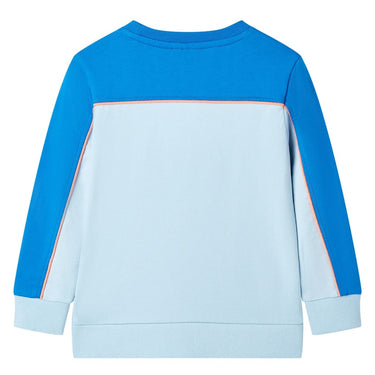 Vidaxl kindertrui 104 felblauw en lichtblauw