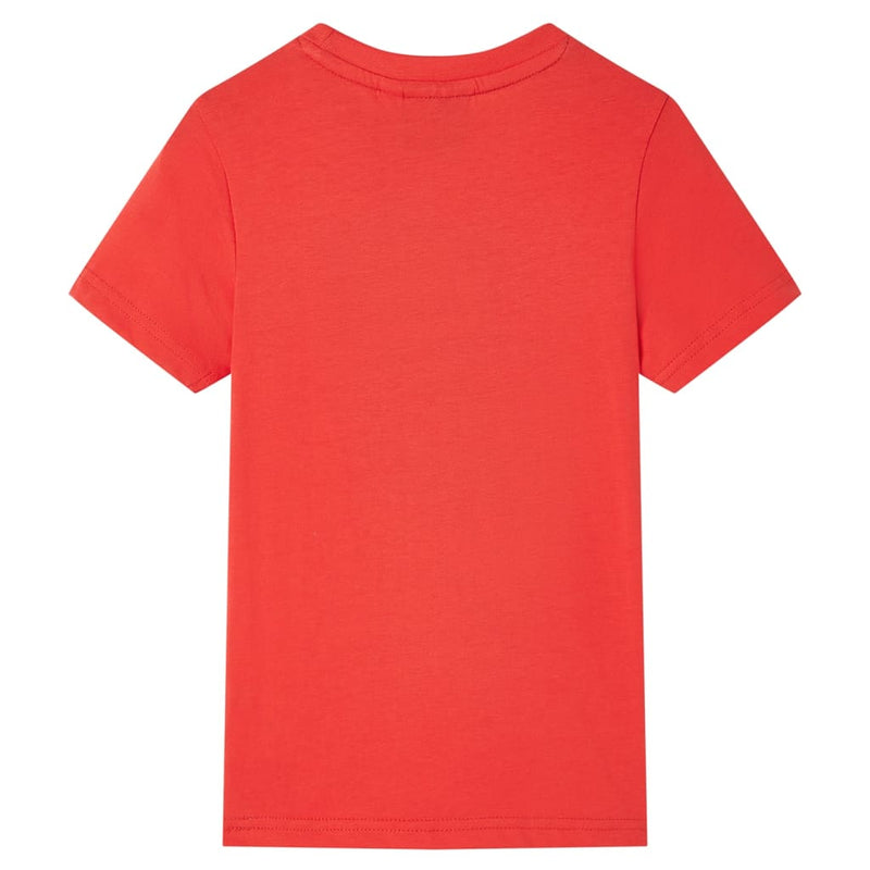 Load image into Gallery viewer, VidaXL Kindershirt met korte mouwen 128 rood
