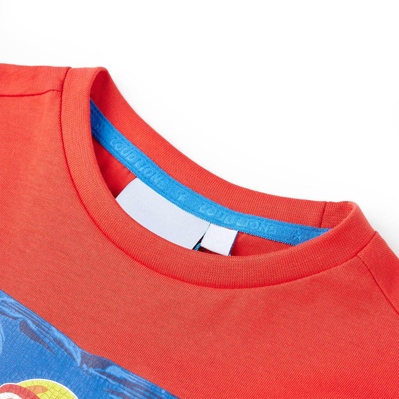 Load image into Gallery viewer, VidaXL Kindershirt met korte mouwen 128 rood

