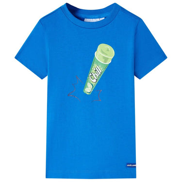 Vidaxl kindershirt 116 felblauw
