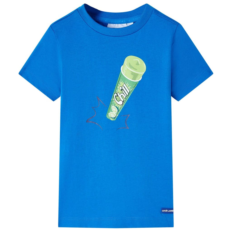 Load image into Gallery viewer, Vidaxl kindershirt 128 felblauw
