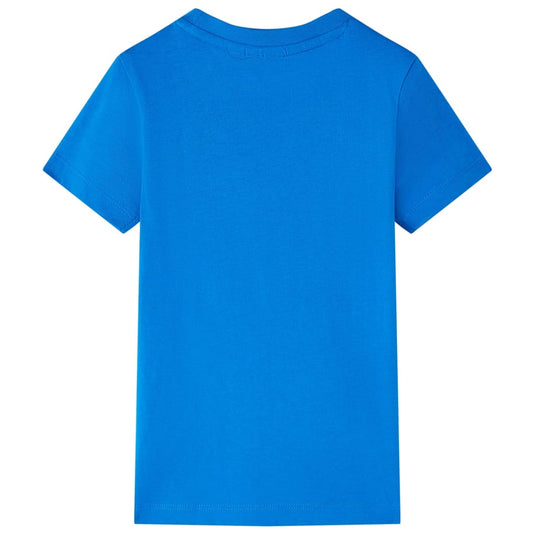 Vidaxl kindershirt 128 felblauw