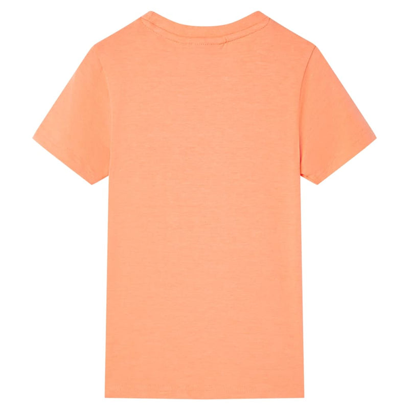 Load image into Gallery viewer, VidaXL Kindershirt met korte mouwen 140 neonoranje
