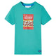 VidaXL Kindershirt met korte mouwen 92 donkermintkleurig